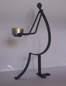 S.A Soporte de vela de metal artesanal Elegante soporte de vacaciones en casa para bodas Cumpleaños Navidades Pascua Otras ocasiones especiales - Product Image 3