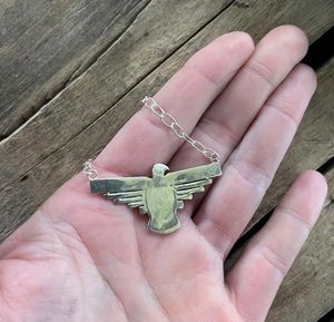 สร้อยคอสเตอร์ลิงธันเดอร์เบิร์ดพร้อมจี้เงินทำมือสไตล์ตะวันตกเฉียงใต้สัญลักษณ์ของพลังและการป้องกันที่แข็งแกร่ง - Product Image 2