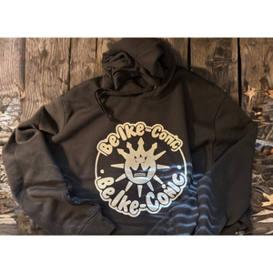 Full Circle Zipper-Up <b>Hoodie</b> XL Anti-Wrinkle Windproof 3D Embroidered Screen Printed Design Solid Pattern Washed Material - Product Image 1
