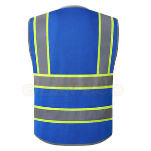 Gilet de sécurité en polyester léger Offre Spéciale Design unique avec logo personnalisable en maille respirante pour vêtements de travail - Product Image 2