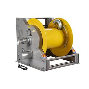 Meclube Industrial Series, carrete de manguera motorizado eléctrico de 2 pulgadas, aire-agua, diésel, sin manguera, acero pintado, 115V, para camiones - Product Image 1
