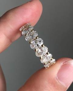 Élégante bague en diamant Moissanite élégante avec pierre précieuse brillante taillée en argent 925 cadeau pour les femmes bijoux fiançailles utilisation - Product Image 5