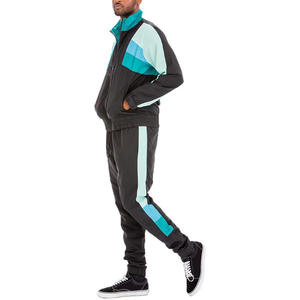 Traje cortavientos transpirable para hombre con opciones de personalización Cómodo conjunto de dos piezas para entrenamiento al aire libre Deportes y viajes - Product Image 3