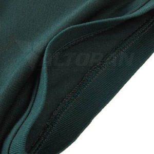 เสื้อโปโลผ้าฝ้ายลายพื้นแบบ100% ใส่สบายของผู้ชายเสื้อถักโอเวอร์ไซส์ระบายอากาศฉลากตามต้องการ - Product Image 4