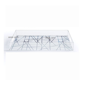 Bandeja de Servicio de Alimentos Acrílica Simple de Calidad, Bandeja de Servicio de Alimentos de la Mejor Calidad con Tamaño Personalizado para Uso en Hoteles y Hogares - Product Image 5