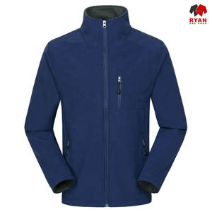Veste Softshell sur mesure pour homme, fermeture éclair, tissu respirant avec logo personnalisé, écologique - Product Image 5