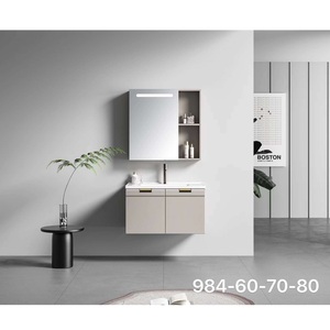 ตู้เฟอร์นิเจอร์ติดผนังปรับแต่งขนาดได้อ่างคลาสสิกพีวีซีกันน้ำวิลล่า - Product Image 5