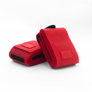 Venta completa personalizada de alta calidad, levantamiento de pesas, soporte de entrenamiento ajustado cruzado, muñequeras de levantamiento de pesas para gimnasio, Fitness, levantamiento de pesas - Product Image 1