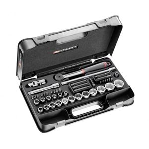 Jeu de douilles métriques Facom 1/2'' à 6 points, collection de 48 douilles - Product Image 1