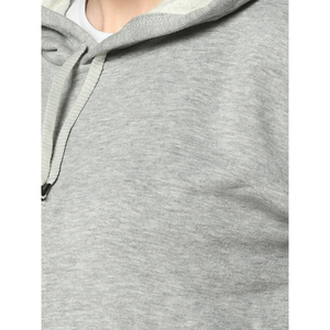 Sweat-shirt à capuche gris chiné uni pour femme, confortable et décontracté, personnalisation de marque, fournisseur en gros - Product Image 4