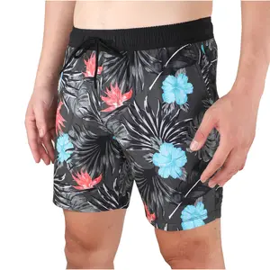 Custom Design Printed fitness Swimwear Shorts Breathable Quick Dry Waterproof Outdoor Men's Athletic Board Short
