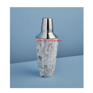 Coctelera de vino de cuero de acero inoxidable moderna y elegante hecha a mano de alta calidad más vendida y de alta calidad - Product Image 5