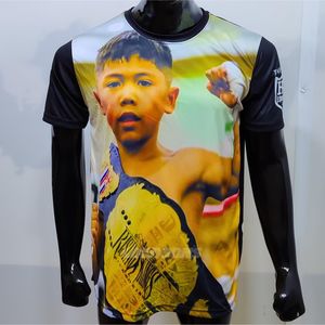 Envío rápido OEM Publicidad Sponsorhsip Impreso Camiseta Sublimación 100% poliéster Camisa Secado rápido - Product Image 1