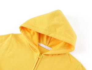 Vêtements de rue sweat à capuche zippé Logo personnalisé garçons 100% coton sweat à capuche zippé enfants polaire éponge sweats à capuche zippés pour les enfants - Product Image 3