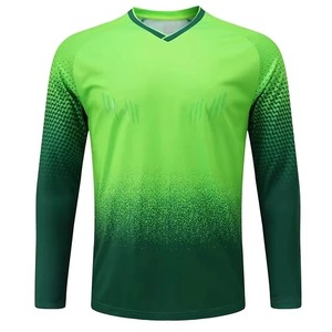 Camiseta de fútbol para niños y hombres, chándal de fútbol de manga larga, uniforme de fútbol para niños y adultos, kit de camiseta de fútbol, traje deportivo de portero - Product Image 3