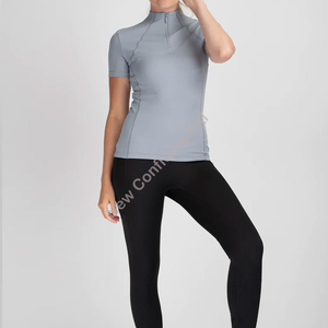 Wholesale Customized Design Equestrian <b>Base</b> <b>Layer</b> <b>Long</b> <b>Sleeves</b> Quick Dry Top Trending New Arrival Lightweight Equestrian Tops - Product Image 5
