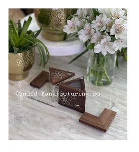 Coffret cadeau Ramadan personnalisé brûleur d'encens islamique en résine de bois de santal ensemble Bakhoor parfum pour usage religieux art moderne - Product Image 3