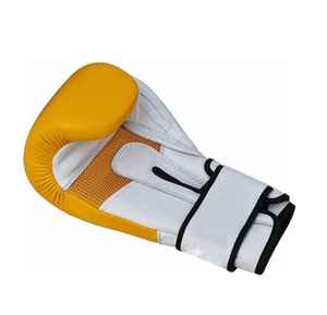 Los guantes de boxeo personalizados del Proveedor Profesional diseñaron su propia opción OEM de cuero de vaca de 8oz de cuero PU - Product Image 5