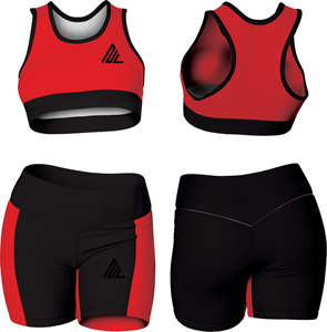 Tenues de sport pour femmes de grande taille, couleur unie, sensation de peau nue, ensembles d'entraînement-Spandex antibactérien respirant/tissu en polyester - Product Image 3