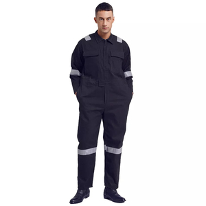 Overol de Seguridad Reflectante de Alta Calidad para Hombre, con Logotipo Personalizable, Traje de Trabajo de Poliéster y Algodón de Alta Calidad con Bolsillos, Uniforme de Alta Visibilidad - Product Image 5