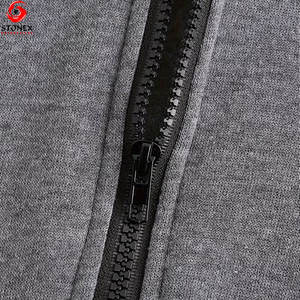 Sudadera con Capucha de Alta Calidad y Bajo Precio para Hombre, Corte Regular, 100% Algodón, Felpa, Color Sólido, con Cierre, Ropa de Calle de Invierno, Transpirable y de Secado Rápido - Product Image 6