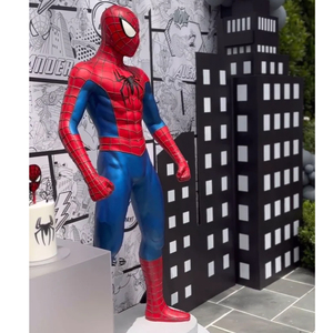 Decoración para el hogar o el jardín Estatua <span class=keywords><strong>de</strong></span> Spider-Man Artesanía <span class=keywords><strong>de</strong></span> resina Personaje <span class=keywords><strong>de</strong></span> <span class=keywords><strong>película</strong></span> invertida Escultura <span class=keywords><strong>de</strong></span> Spider-Man Estatua <span class=keywords><strong>de</strong></span> resina <span class=keywords><strong>de</strong></span> tamaño real - Product Image 2