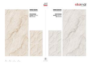 Carreaux sans fin en porcelaine brillante de qualité supérieure 600x1200 | Carreaux de sol et de mur polis grand format 24x48 | Collection de qualité d'exportation - Product Image 4