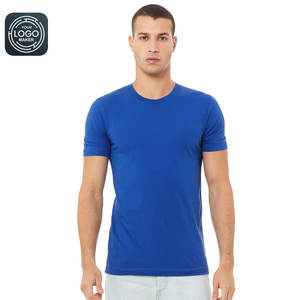 T-shirts unisexes en coton 100% en gros, t-shirts vierges pour le sport, impression unie, coupe ajustée, OEM, t-shirt personnalisé - Product Image 1