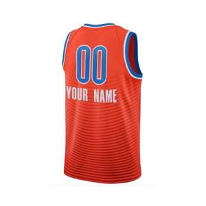 Maillot de basket-ball personnalisé en polyester 100% - Équipe américaine - Cousu/pressé à chaud - Grande taille 3XL 4XL 5XL - Vêtements de sport - Product Image 1