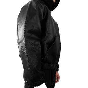 Chaqueta de Cuero Sintético PU de Diseño Nuevo 2026, Chaqueta de Alta Calidad Personalizada, Estilo Urbano - Product Image 3