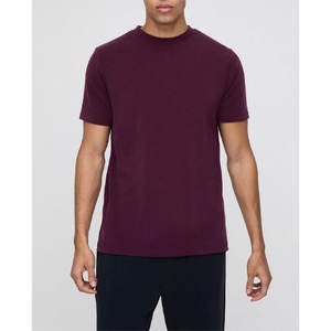 T-Shirt homme personnalisé T-Shirt haute qualité 100% coton Logo imprimé personnalisé T-Shirt homme respirant anti-rides - Product Image 3