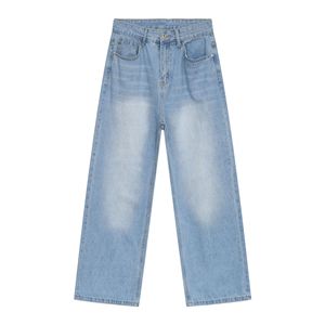 กางเกงยีนส์ขาตรงลายขวางของผู้ชายกางเกงขากว้าง OEM - Product Image 6