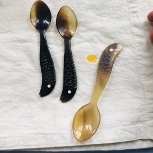 Cuchara multifuncional con forma de pez, utensilio de Material ecológico, artesanía de Vietnam, venta al por mayor - Product Image 4