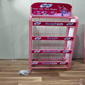 ชั้นวางจอแสดงผลและชั้นวางโลหะสำหรับซูเปอร์มาร์เก็ต - Product Image 1