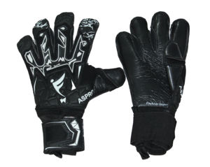 Gants de gardien de but en latex sur mesure de haute qualité, fermeture à boucle et crochet, pour l'entraînement au football unisexe, respirant, utilisation en extérieur - Product Image 1