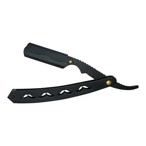 Maquinilla de afeitar recta de una sola hoja reutilizable hecha en fábrica al por mayor para barbería punta afilada para corte de pelo - Product Image 6