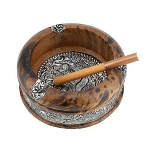 Cenicero de cigarros Cenicero de metal Cenicero de cristal Cenicero con tapa Cenicero de cigarrillos Restaurante Cenicero de humo de latón - Product Image 6