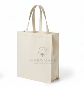 Nouveaux sacs en coton tendance, personnalisés, réutilisables, écologiques, pour le shopping, les voyages et la mode, avec soufflet - Product Image 2