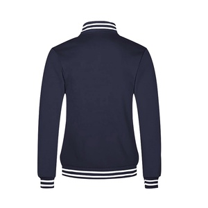 Veste de baseball en laine de haute qualité pour hommes, logo personnalisé, orange et noir, broderie sur le devant, respirante, vente en gros - Product Image 5