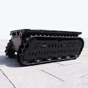 Crawler Robot Platform Tracked Vehicle Chassis Rubber Track Kit Industrial Use - Product Image 2