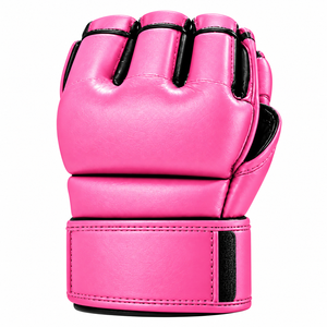 Gants de sparring MMA demi-doigts avec logo personnalisé et sangle de poignet à trois couches pour l'entraînement – Fournisseur direct d'usine - Product Image 1
