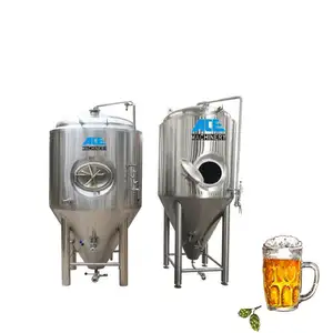 30L 50L 100L الرئيسية المشروب خزان تخمير البيرة أداة تخمير مخروطية الشكل الفولاذ المقاوم للصدأ تخمير المعدات التجارية غلاية