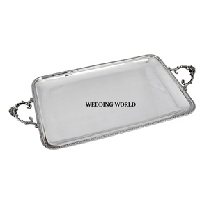 Gold Plated Hammered <b>Chocolate</b> Tray Rectangle Shape New <b>Chocolate</b> Tray Classic Stylish New <b>Chocolate</b> Tray - Product Image 5