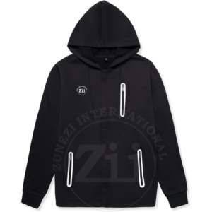 Sweat-shirts en polaire à capuche brodés, service OEM, 100% coton, coupe classique, manches longues, tendance coréenne pour homme, séchage rapide - Product Image 2