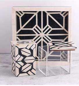 Nouveau style de plateau à bakhoor en acrylique/acier inoxydable/bois, boîte à encens rectangulaire pour une utilisation luxueuse à la maison, à l'hôtel ou au restaurant - Product Image 6