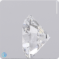 Diamant solitaire en vrac de 0,3 carat, clarté SI-1, couleur D, taille brillant certifiée, naturel, Inde, Aniva LS38