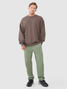 Mejor diseño de los hombres de alta calidad pulóver sudaderas de invierno de lana de tela de Color sólido de talla grande de algodón mezclado - Product Image 2