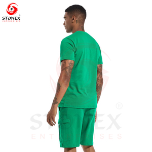 Shorts and T-Shirt <b>Sets</b> Custom Crewneck Tracksuits Cotton Polyester Short Sleeve Men Shorts Tracksuit <b>Sets</b> - Product Image 6