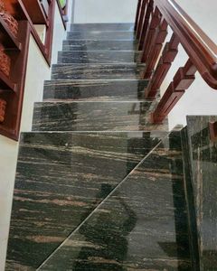 แผ่นกระเบื้องหินแกรนิตสีดำใช้ในห้องครัวห้องน้ำขัดพื้นผิวโบราณ - Product Image 4