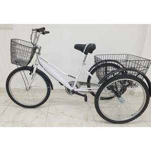 Bicicleta Dorello 1234 con Ruedas de 20 Pulgadas, Horquilla de Acero, Color Blanco, Bicicleta de Carga con Cesta, 18 Velocidades, Capacidad de Carga de 100 kg, Bicicleta para Carretera - Product Image 1